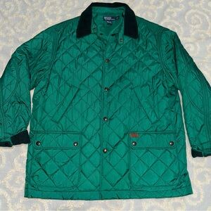 Ralph Lauren Green Quilted Jacket